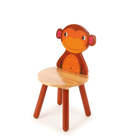 Tidlo Wooden Chair Animal Monkey