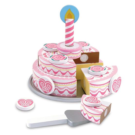 Two tier birthday cake