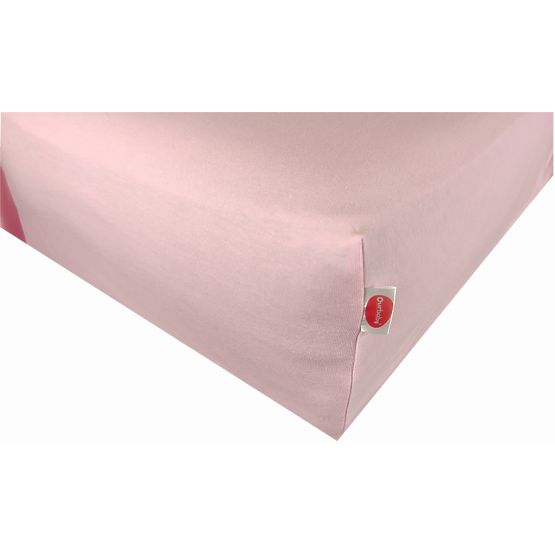 Waterproof cotton sheet - pink 140 x 70 cm