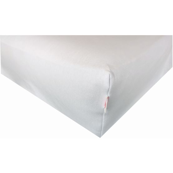 Waterproof cotton sheet - white 160 x 70 cm