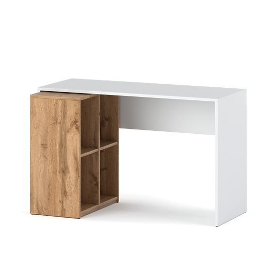 White Writing Desk with Shelf