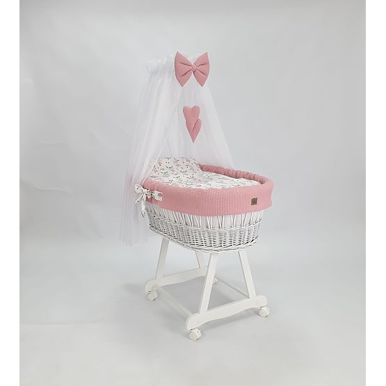 Wicker bed with equipment for a baby - Rabbit