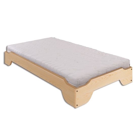 Wooden Stackable Bed 90x200 cm - Pine