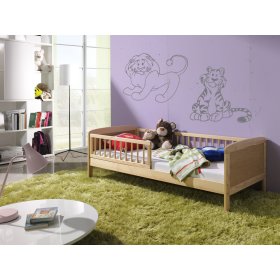 Junior Children's Bed Natural 140x70 cm