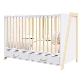 2-in-1 Crib and Desk CONE 120x60 - SCANDI, Pietrus