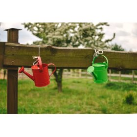 Watering can red, Woodyland Woody