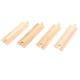 Bigjigs Rail Medium straight rails 16 cm 4 pcs