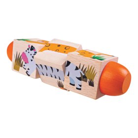 Bigjigs Toys Motorized roller jungle life