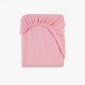 Terry sheet 200x90 cm - pink, Frotti