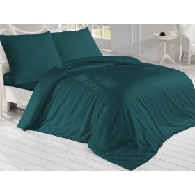 One-color satin bedding 140x200 cm - Kerosene color, Brotex