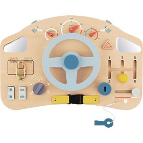 Activity Board Sensory Panel - Car with Steering Wheel, 2Kids Toys