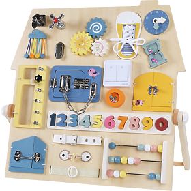 Activity Board Sensory Panel - House, 2Kids Toys