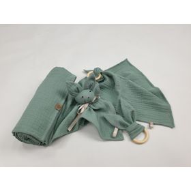 Baby muslin set - green, TOLO