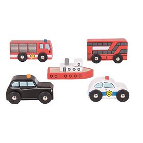 Bigjigs Rail City Cars