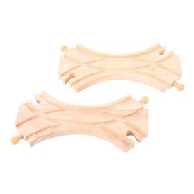 Bigjigs Rail Combined symmetrical switch 2 pcs