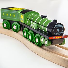 Bigjigs Rail Wooden replica Flying Scotsman locomotive, Bigjigs Rail