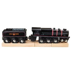 Bigjigs Rail Wooden replica of the Black 5 engine locomotive