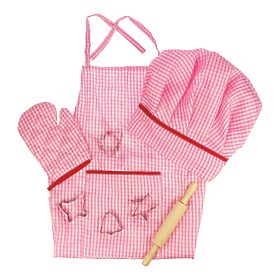 Bigjigs Toys Pink Chef Set, Bigjigs Toys