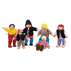 Bigjigs Toys Pirates Set 6 pcs