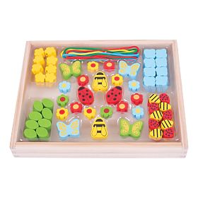 Bigjigs Toys String beads Meadow