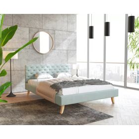 Upholstered Bed Kalifornia 120 x 200 cm - Mint, FDM