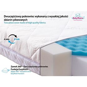 Babymatex Carpathia mattress 140x70 cm, Babymatex