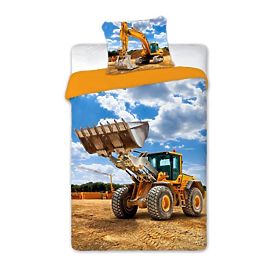 Children's bed linen Excavators