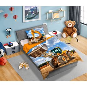 Children's bed linen Excavators, Faro