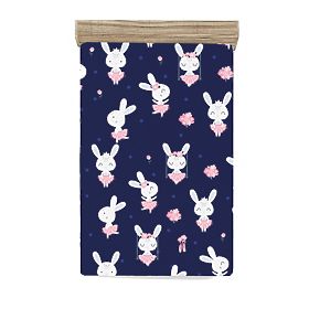 Children's bed sheet Bunny ballerina