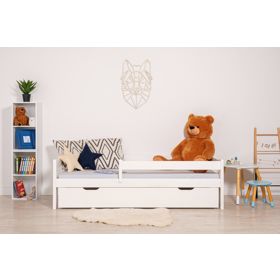 Children's Bed Paul with Guardrail - White, Ourbaby®