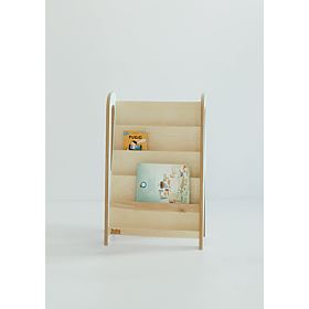 Children's Bookshelf SLIM S - White, baby wood