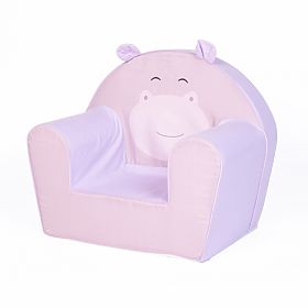 Children's chair purple Hrošík with ears, Delta-trade