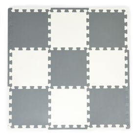 Children's foam mat - gray, EcoToys