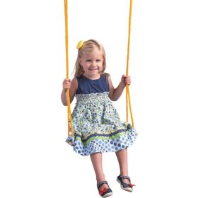 Children's hanging swing, straight up to 50 kg, Woodyland Woody