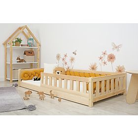 Children's Low Bed Montessori Meadow - Natural