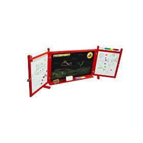 Children's magnetic / chalk board on the wall - red, 3Toys.com