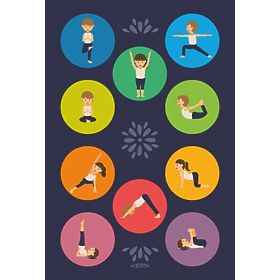 Children's rug - Playful yoga