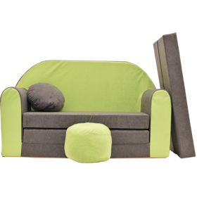Children's Sofa Forest - Green and Gray, Welox