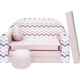 Children's Sofa Waves - Pink, Welox