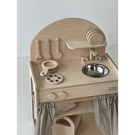 Children's Wooden Kitchen - Natural, baby wood