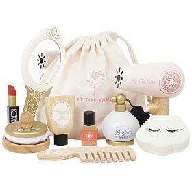 Cosmetic Bag with Wooden Accessories, Le Toy Van