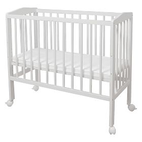 Amy Bedside Crib - White