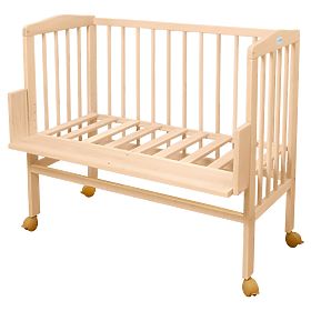 Amy Bedside Crib - Natural, Waldin