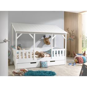 Children's House-Shaped Bed Charlotte - White