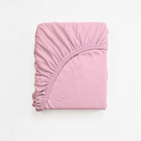 Cotton Fitted Sheet 180x90 cm - Pink, Frotti