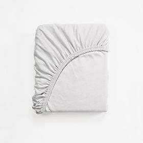 Cotton Fitted Sheet 180x90 cm - White, Frotti