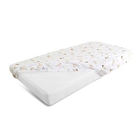 Cotton Fitted Sheet with Elastic - Sparrows (140x70 cm), Babymatex