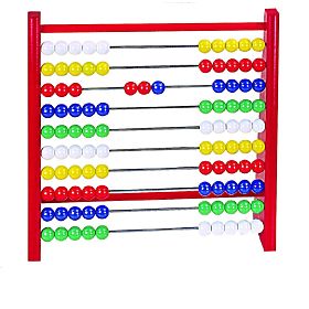 Detoa Wooden Abacus Red - Split, Detoa