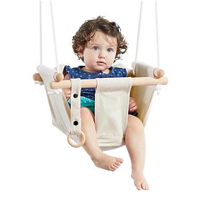 2Kids Toys Children's textile swing 100% cotton beige