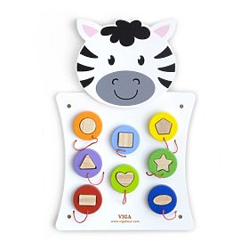 Educational wall toy - Zebra, Viga